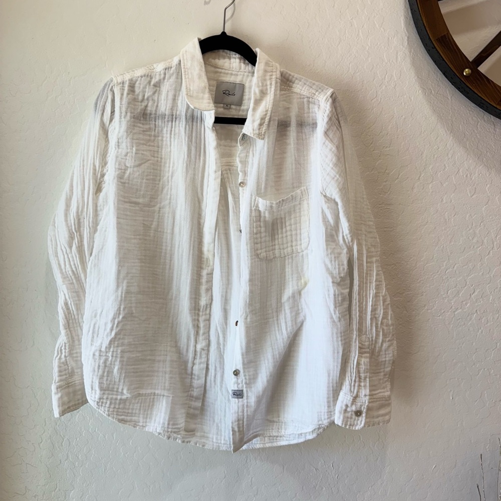 Rails Ivory Textured Shirt